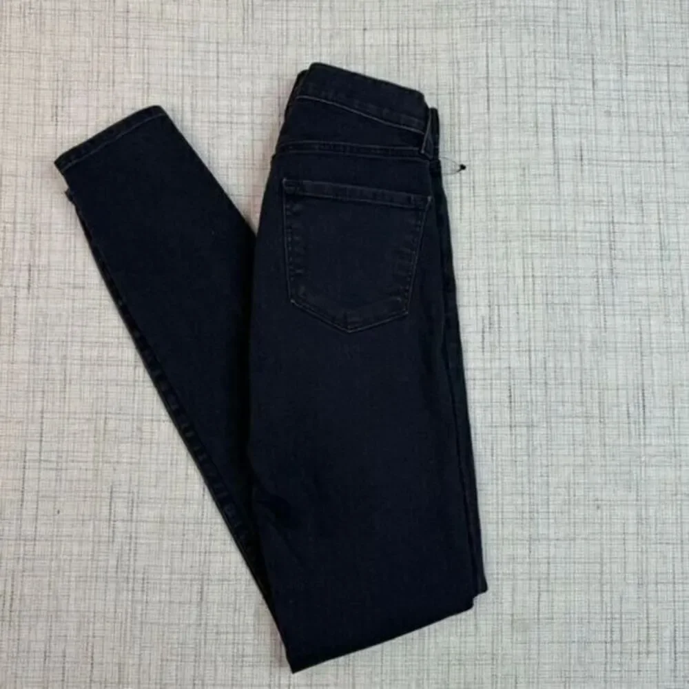 J Brand Women's High Rise Skinny Jeans Dark Wash Organic Cotton Size‎ 24